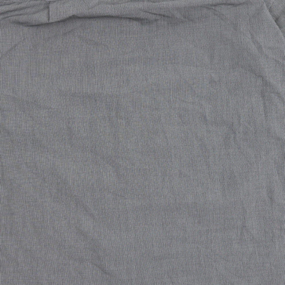 Mens UK Size 16.5 Jack Reid Grey Button-Up Long Sleeve Casual Shirt