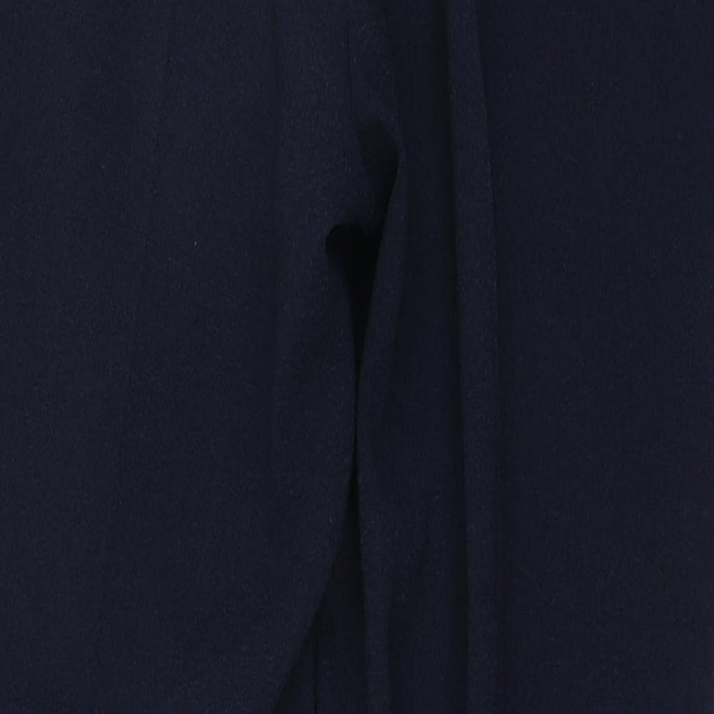 Womens UK Size 8 Peacocks Regular Fit Blue Trousers