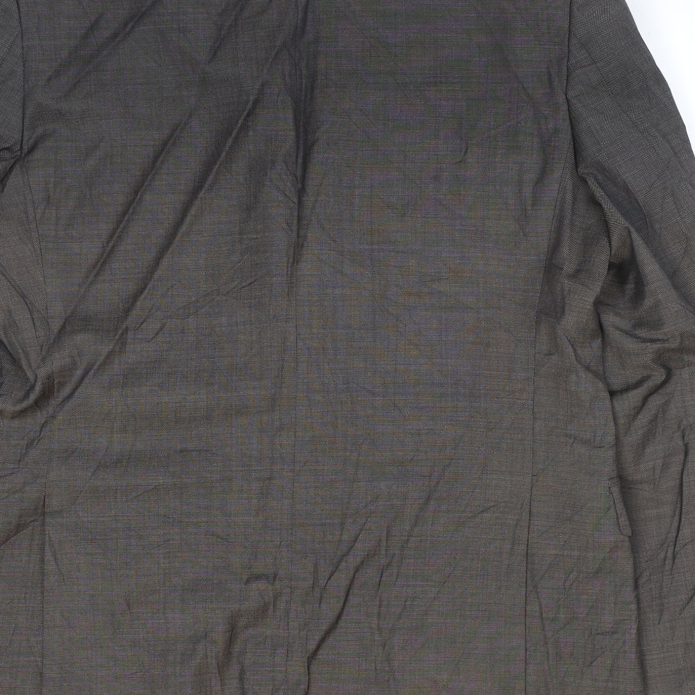 Mens UK Size 40 Marks and Spencer Regular Brown Suit Jacket