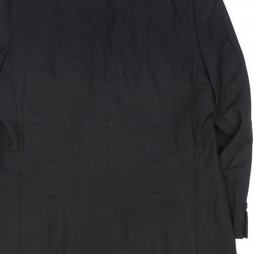 Mens UK Size 40 Hugo James Regular Black Suit Jacket