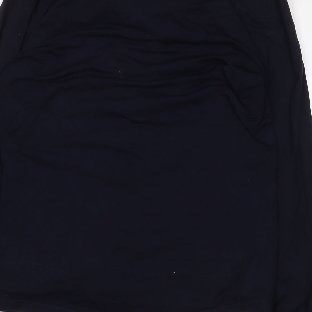 Womens UK Size 10 Baukjen Blue Basic Button-Up
