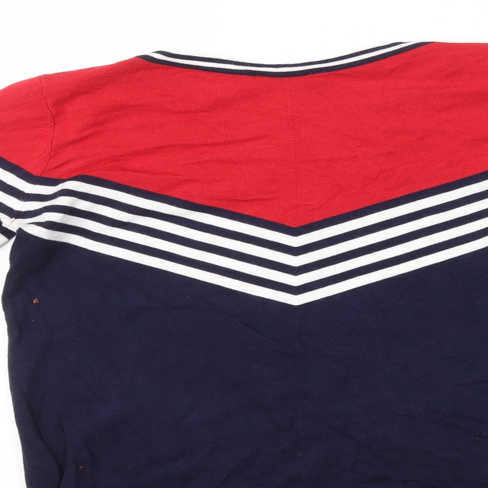 Womens UK Size 10 Classic Blue Pullover Jumper