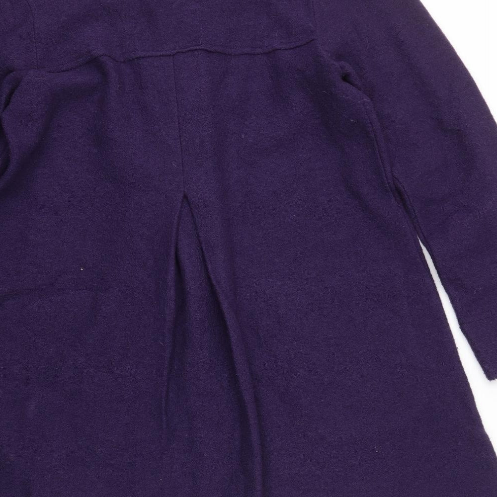 Womens UK Size S Adini Purple Pea Coat