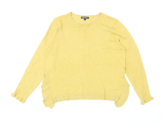 Womens UK Size L Paramour Yellow Pullover Jumper