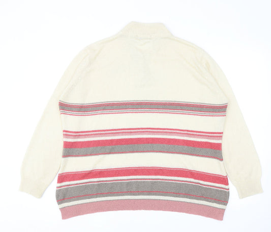 Womens UK Size XL EWM Multicoloured Pullover Jumper