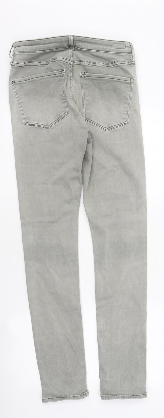 Womens UK Size 30 in Preworn Regular Fit Skinny Grey Jeans