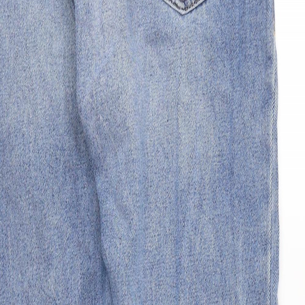 Mens UK Size 30 in Topman Regular Fit Straight Blue Jeans