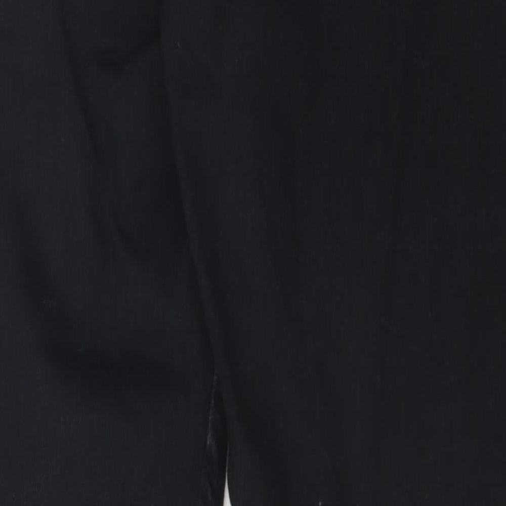 Bershka Mens Black Cotton Skinny Jeans Size 38 in L23 in Regular Zip