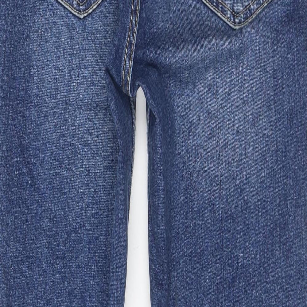 Zara Womens Blue 100% Cotton Jegging Jeans Size 25 in L25 in Regular Zip