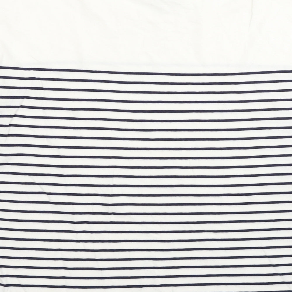 Womens UK Size M Precis White Basic T-Shirt