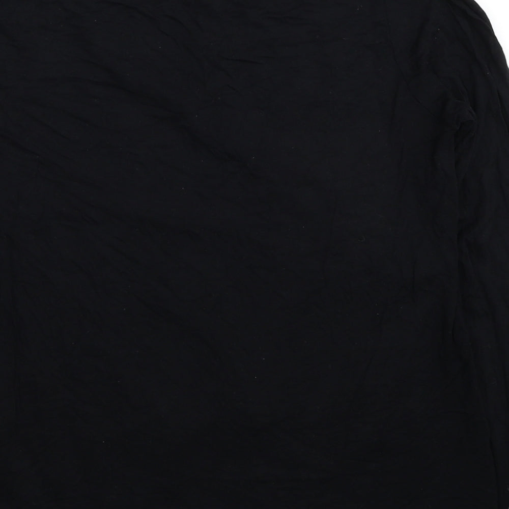 Womens UK Size 8 ASOS Black Basic T-Shirt