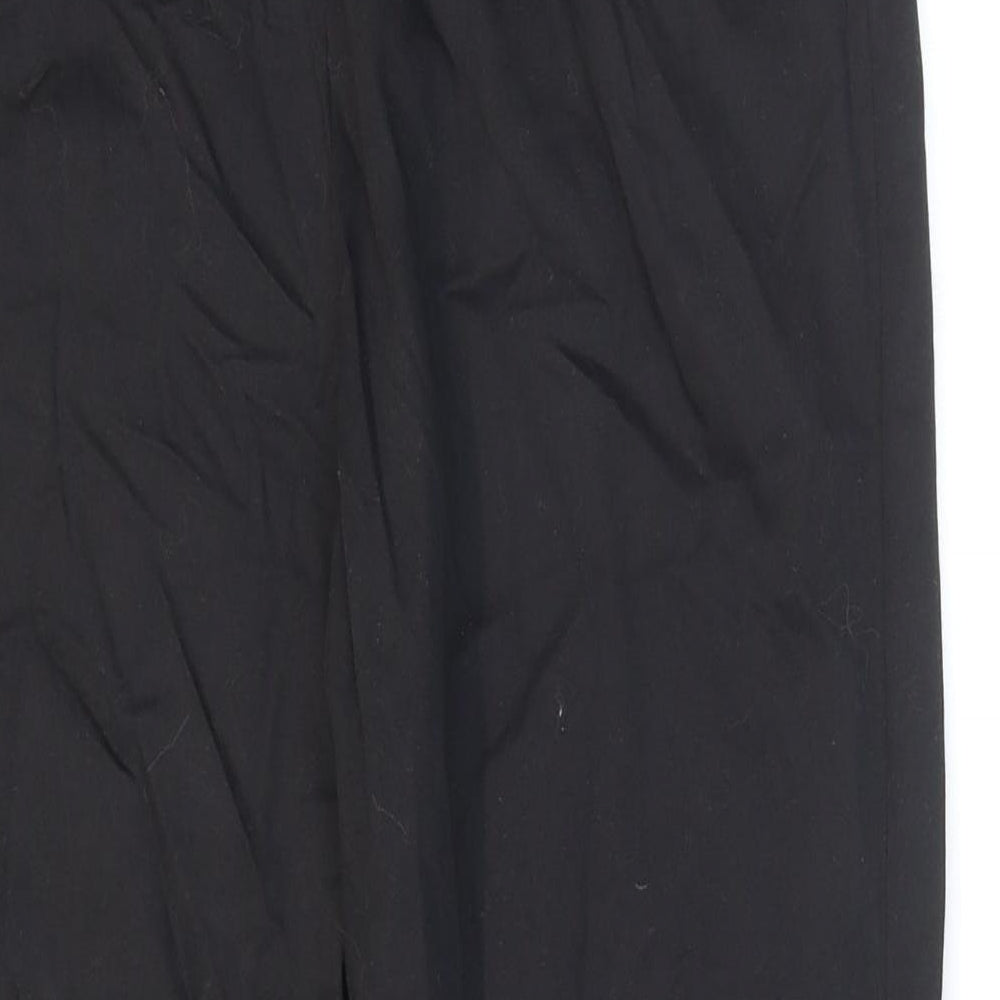 Womens UK Size 10 Marks and Spencer Regular Fit Dress Pants Black Trousers