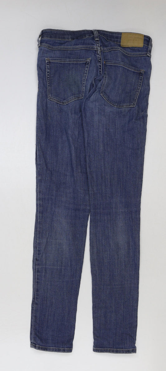 Womens UK Size 26 in H&M Regular Fit Skinny Blue Jeans