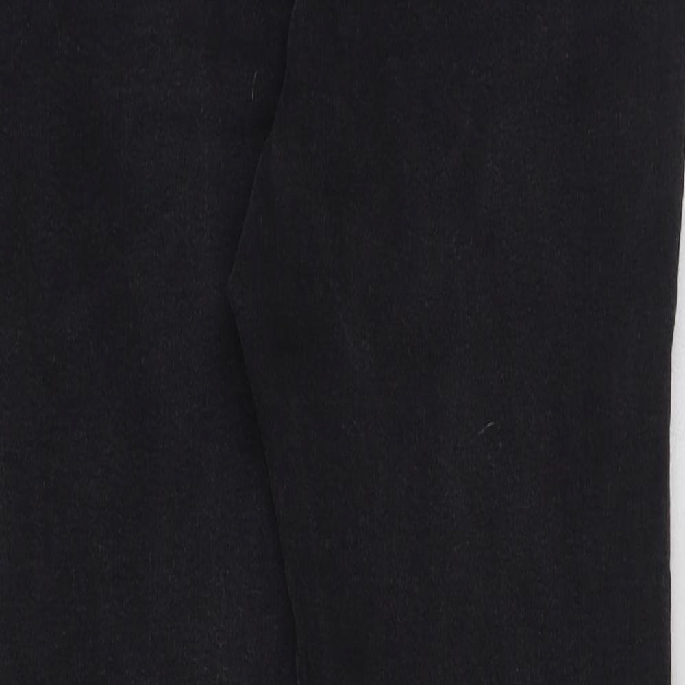 Denim & Co. Womens Black Cotton Skinny Jeans Size 14 L28 in Regular Button