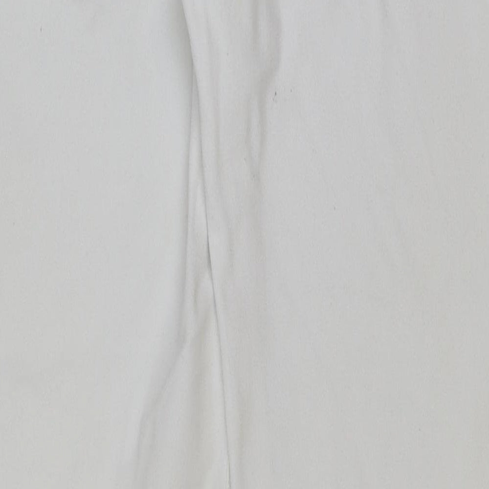 Womens UK Size 34 in Marks and Spencer Regular Fit Straight White Jeans