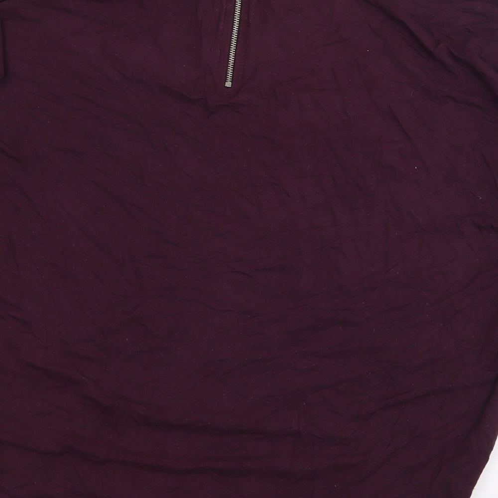 Womens UK Size 14 Select Red Basic T-Shirt