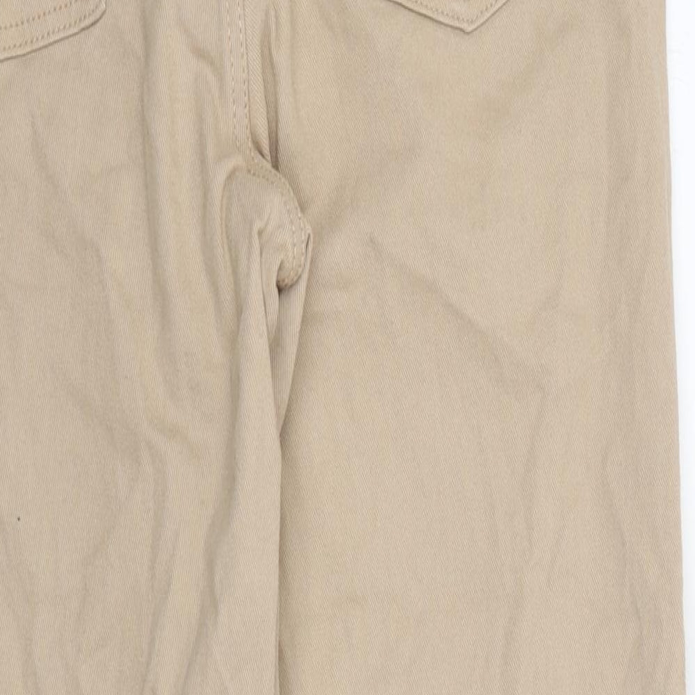 Divided by H&M Womens Beige 100% Cotton Mom Jeans Size 28 in L32 in Regular Zip