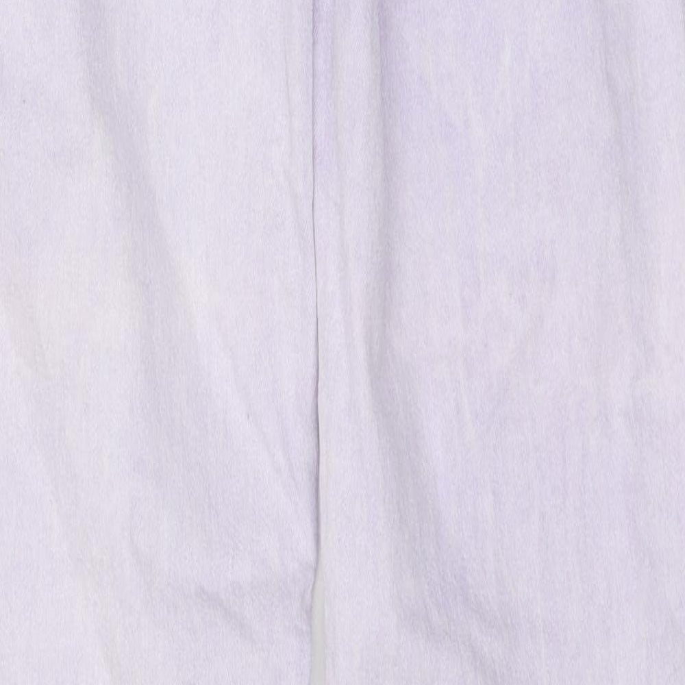 Bershka Womens Purple 100% Cotton Skinny Jeans Size 28 in L29 in Regular Zip