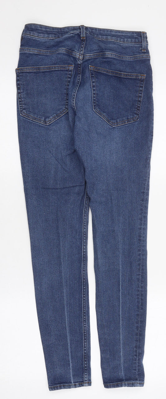 Womens UK Size 6 H&M Regular Fit Skinny Blue Jeans