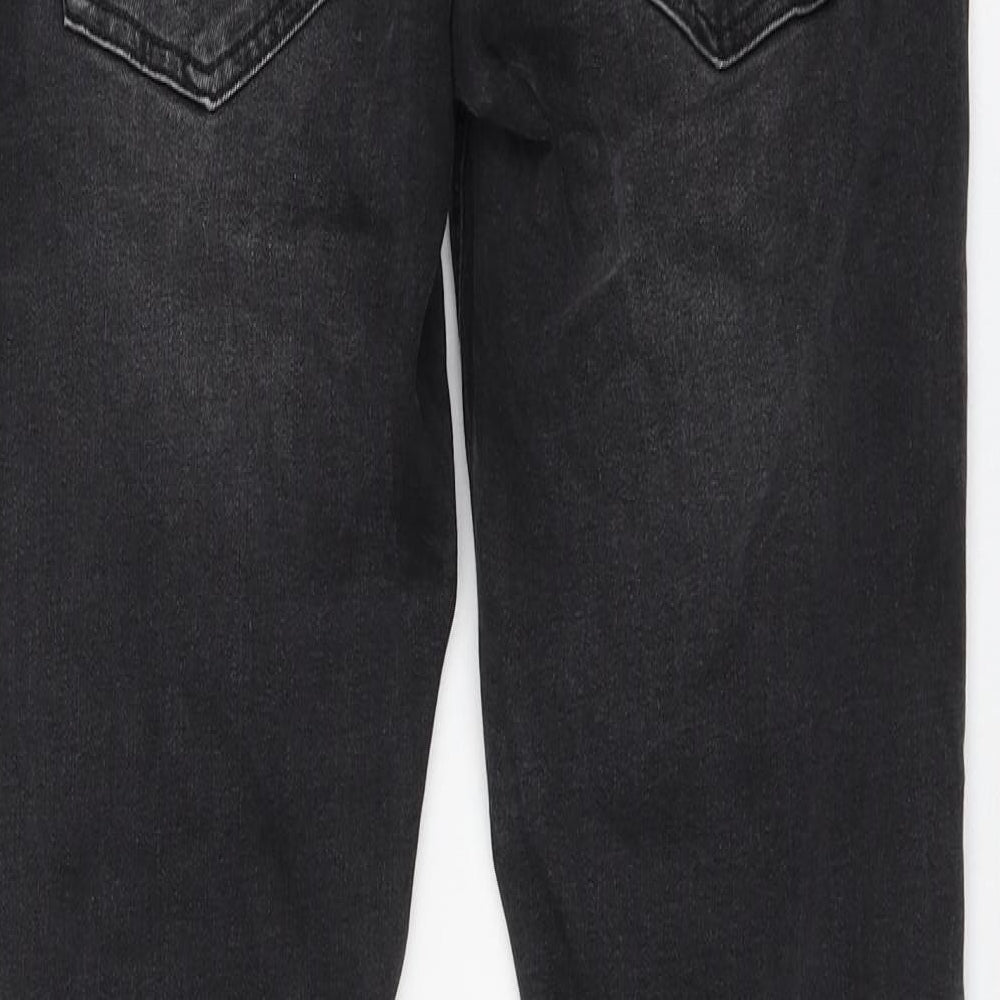 Primark Womens Black Cotton Skinny Jeans Size 30 in L32 in Regular Zip