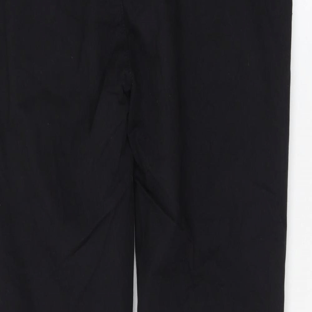 Womens UK Size 36 in Zara Regular Fit Black Trousers
