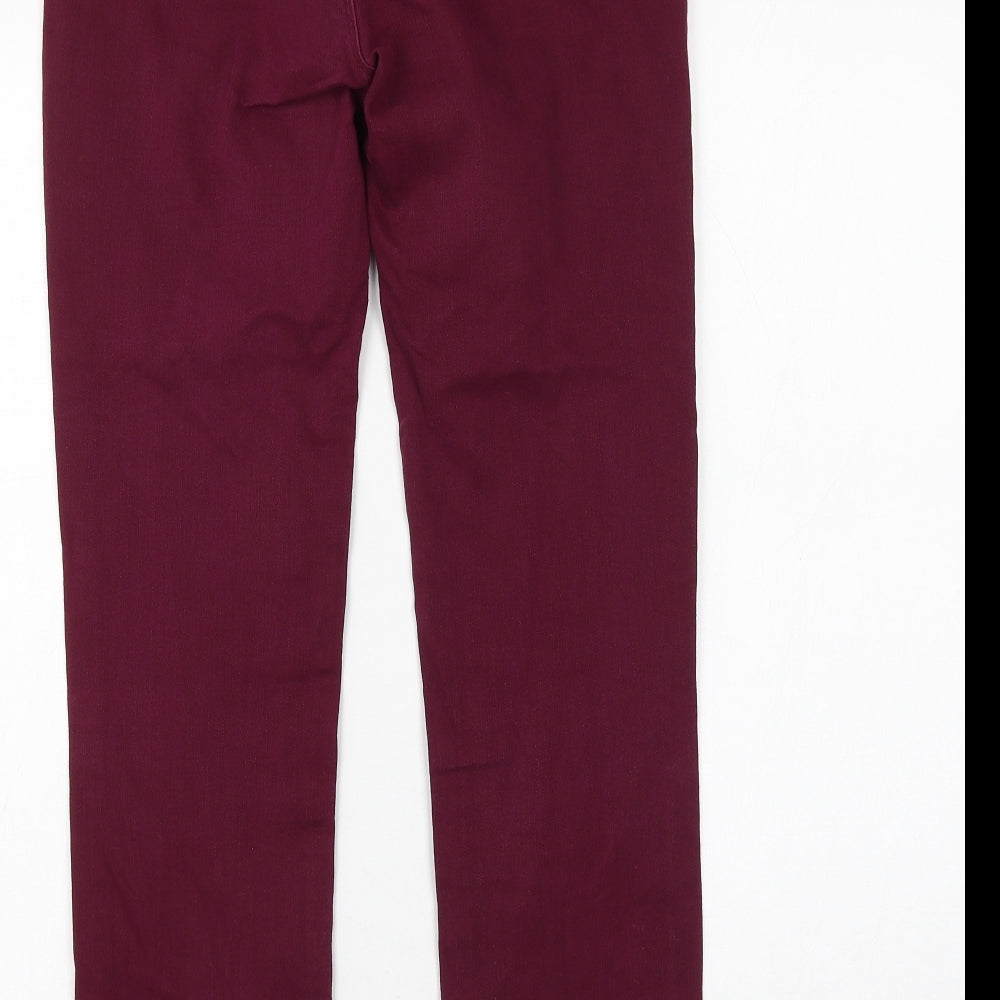 My Twin Womens Purple Cotton Skinny Jeans Size 30 in L28 in Regular Zip