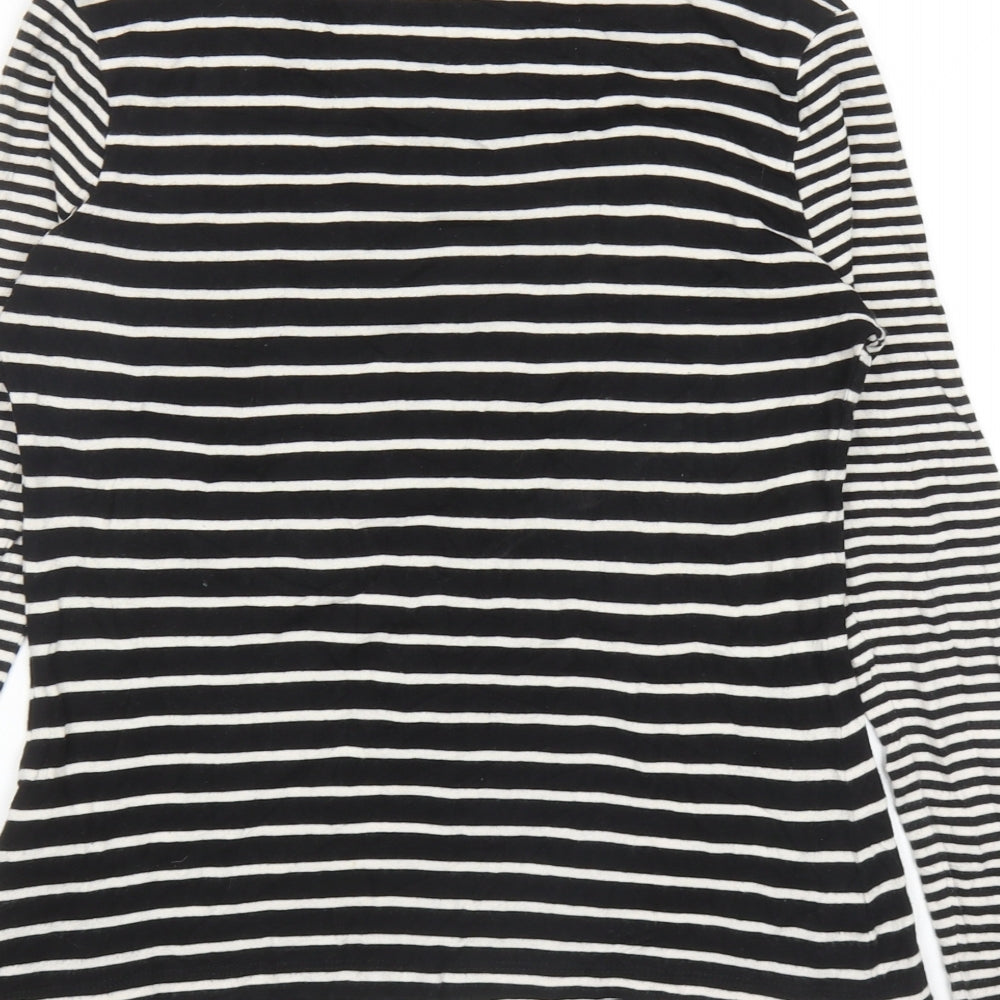 Womens UK Size 12 Debenhams Black Basic T-Shirt