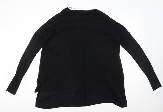 Womens UK Size M H&M Black Basic T-Shirt