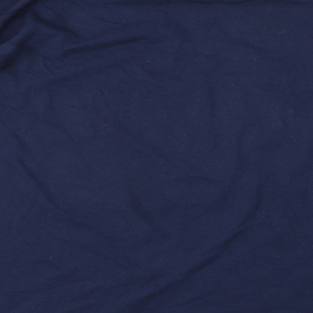 Mens UK Size L Gildan Blue T-Shirt