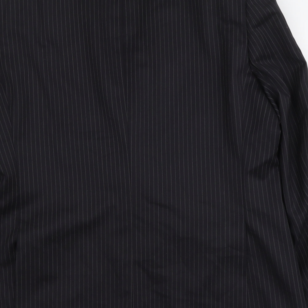 Mens UK Size L Lee Greenwood Regular Black Suit Jacket