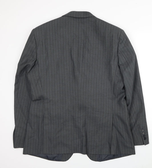 Mens UK Size 44 Burton Regular Grey Suit Jacket