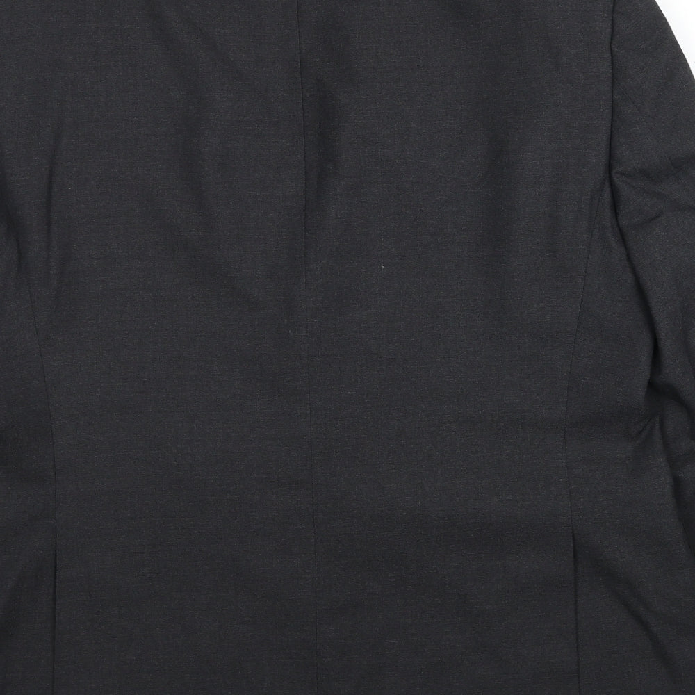 Mens UK Size 44 DEHA Villand Regular Grey Suit Jacket