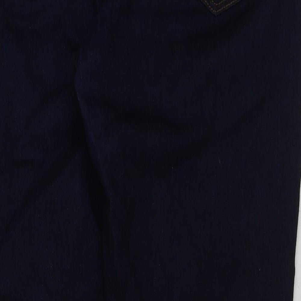 Christian Berg Womens Blue Cotton Skinny Jeans Size 14 L27 in Regular Button