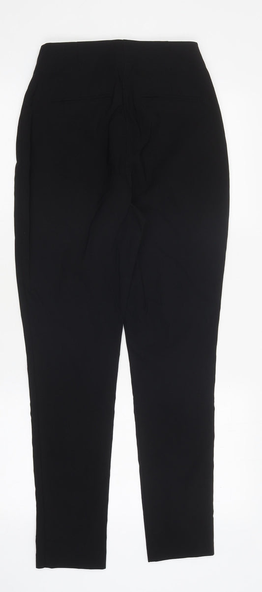 Womens UK Size 8 ASOS Regular Fit Black Trousers