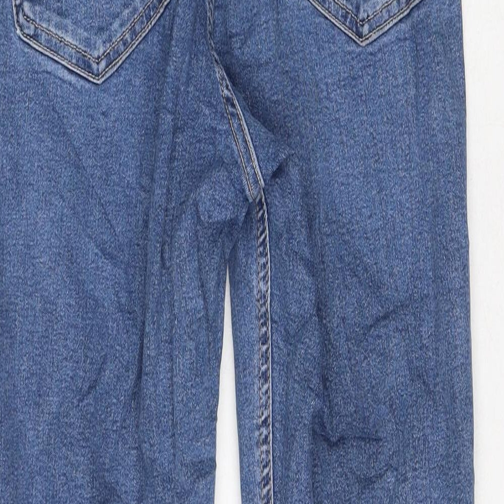 Topshop Womens Black Cotton Skinny Jeans Size 30 in L32 in Regular Zip