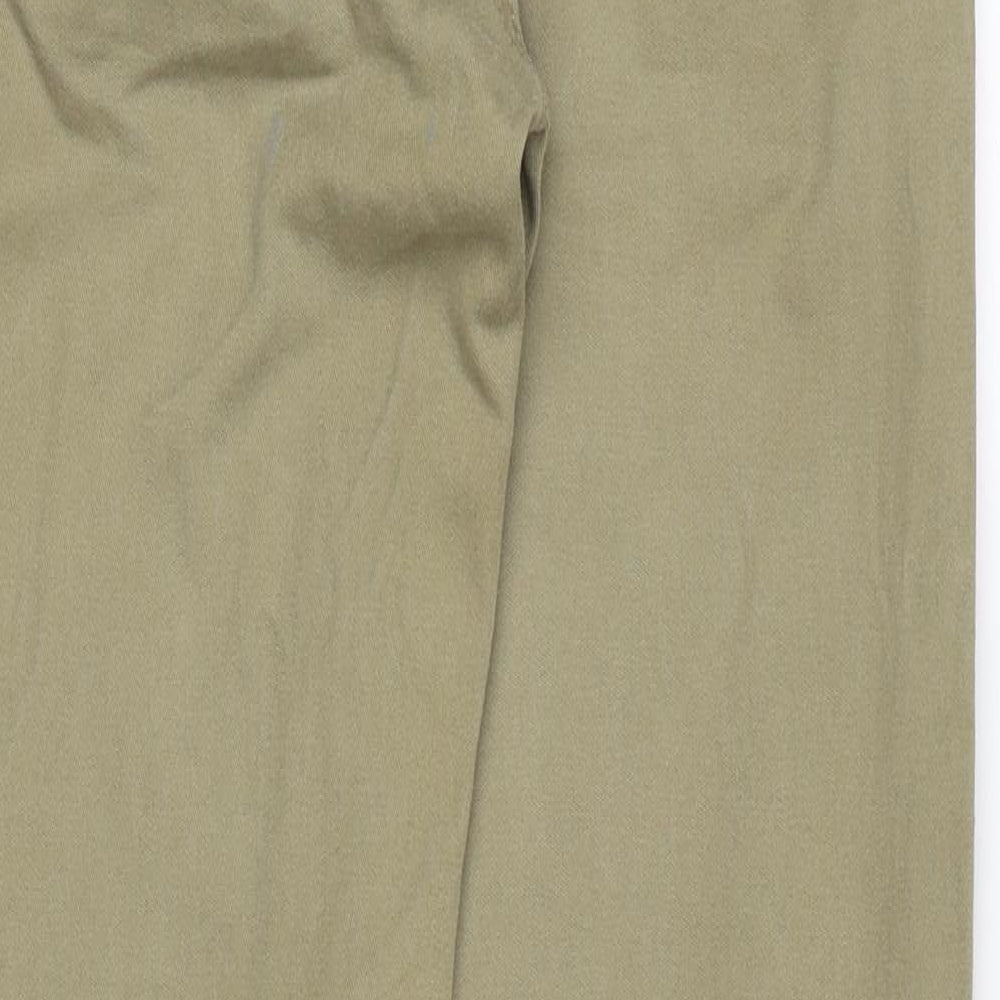 Mens UK Size 30 in Preworn Regular Fit Straight Beige Jeans