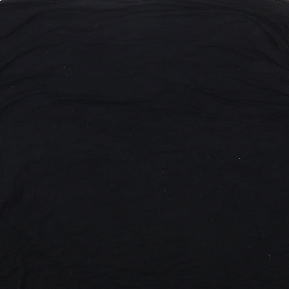 Womens UK Size 10 ASOS Black Basic T-Shirt