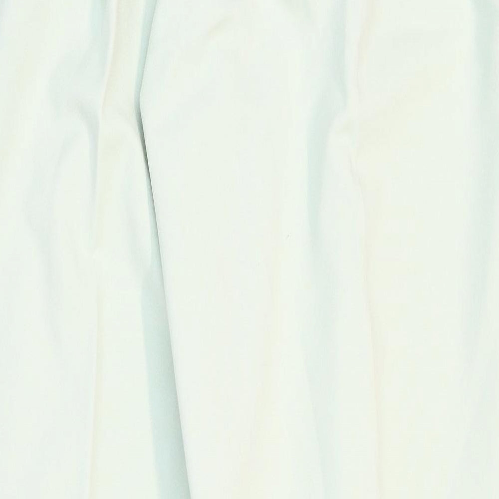 Womens UK Size 24 Preworn Regular Fit Carrot Green Trousers