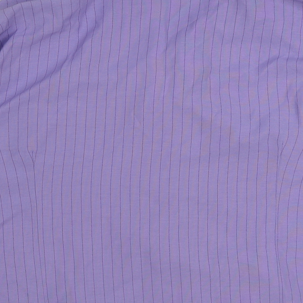 Womens UK Size 18 Bonmarche Purple Basic Button-Up