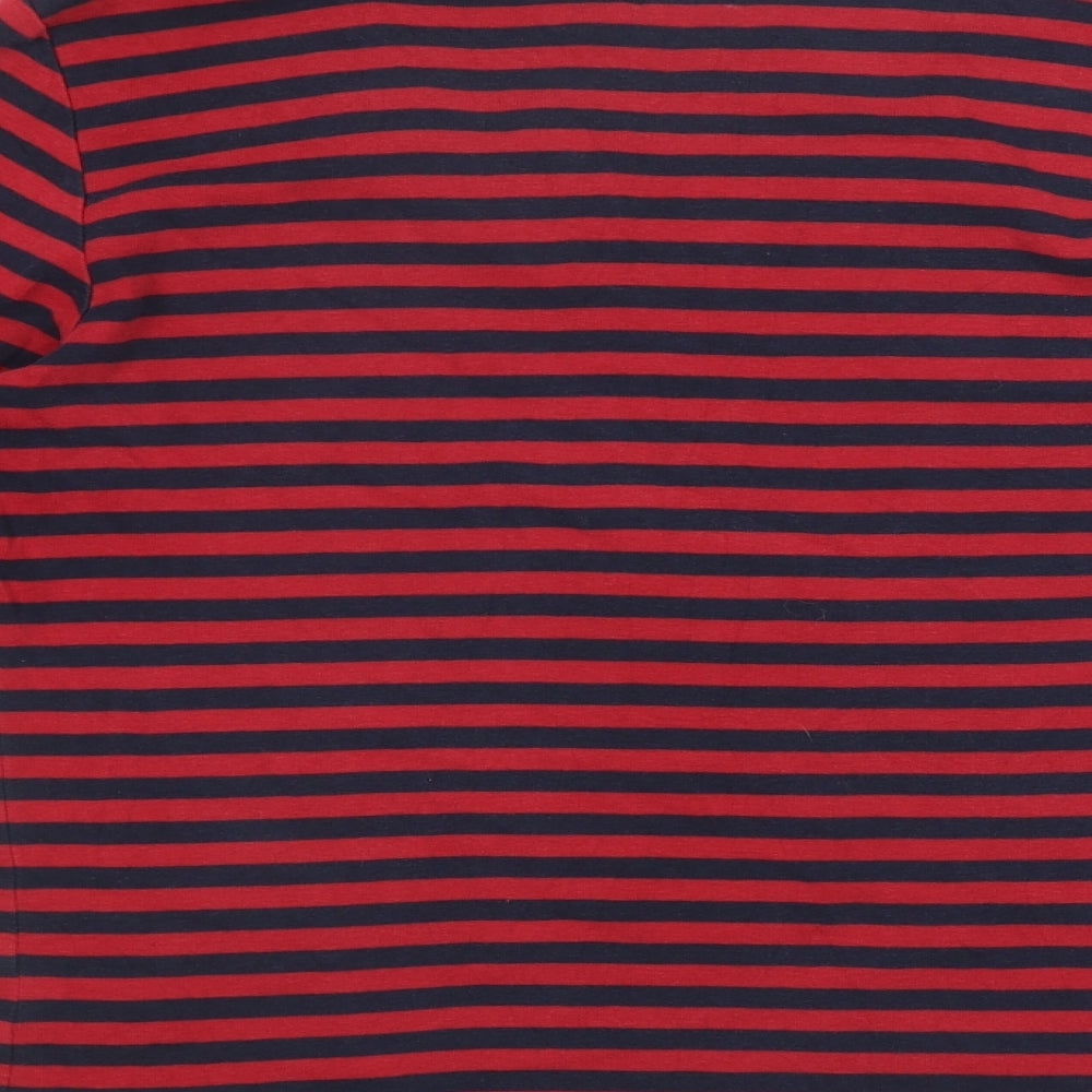 Womens UK Size M Iz Red Basic T-Shirt