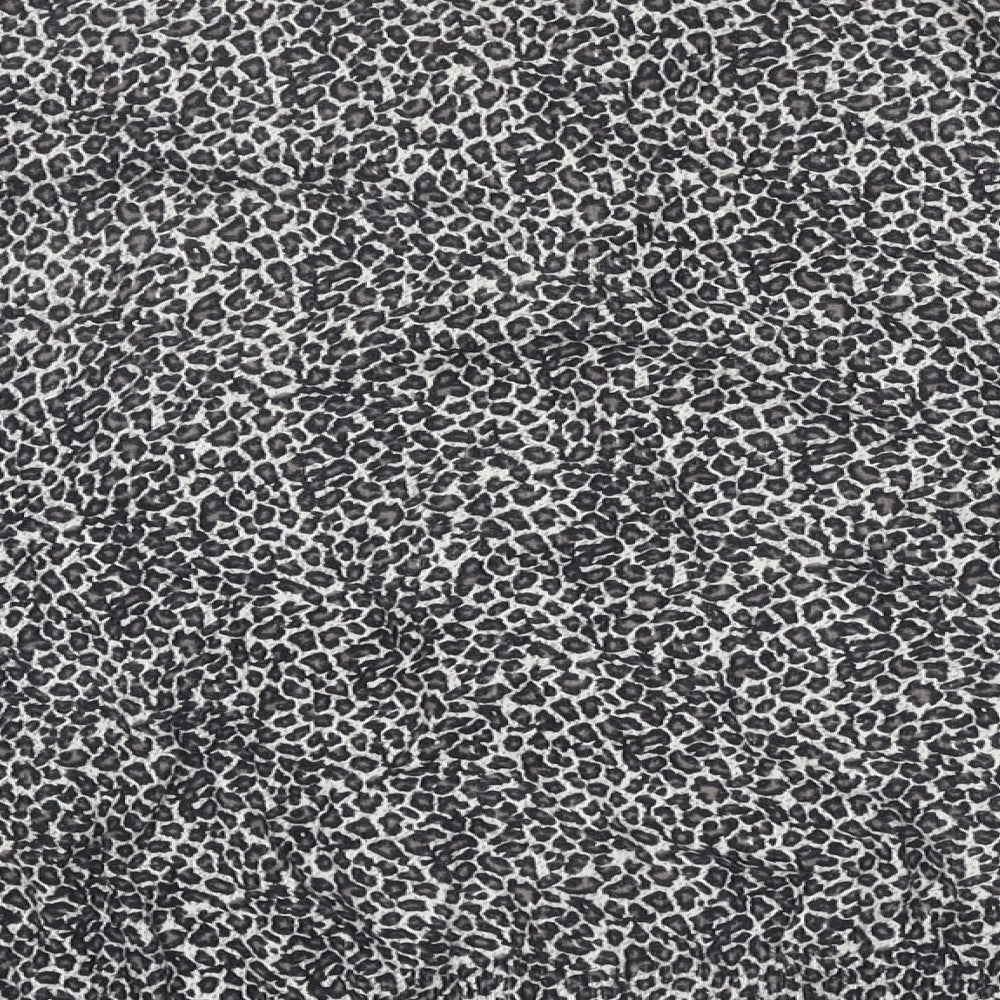 Primark Womens Multicoloured Round Neck Animal Print Polyester Cardigan Jumper Size 14