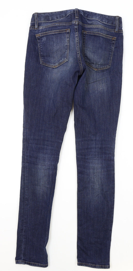 Gap Mens Blue Cotton Skinny Jeans Size 24 in L29 in Regular Zip
