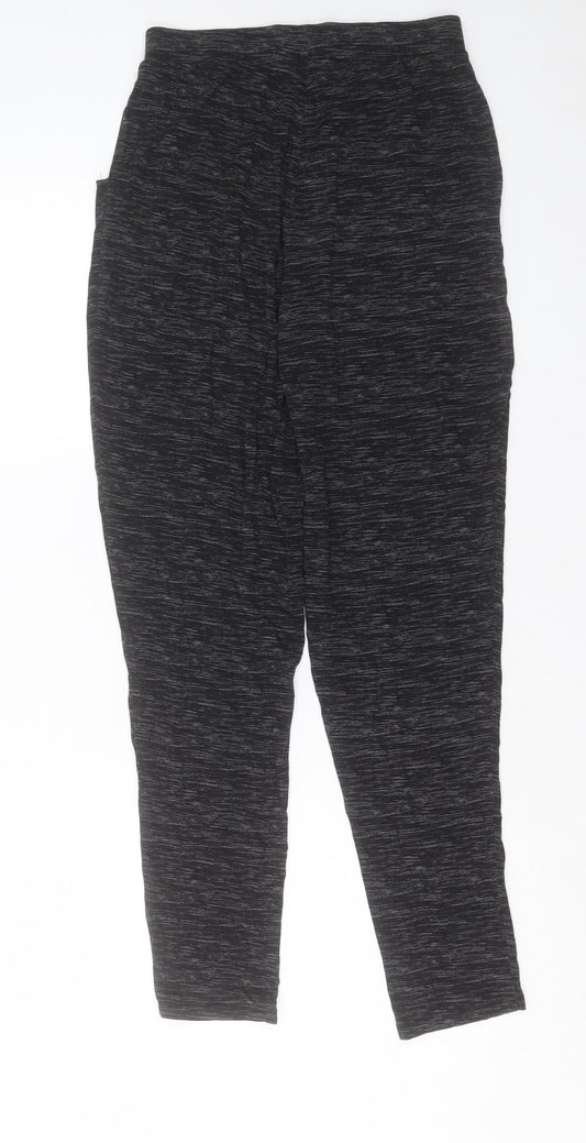 F&F Womens Grey Viscose Trousers Size 8 L28 in Regular