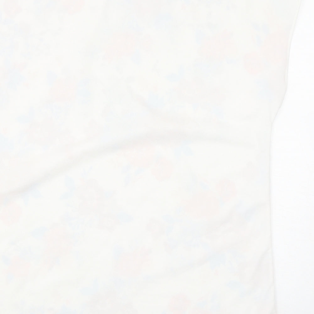 Womens UK Size 14 Marks and Spencer White Basic Blouse