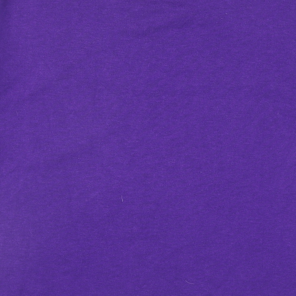Womens UK Size L Preworn Purple Pullover Jumper
