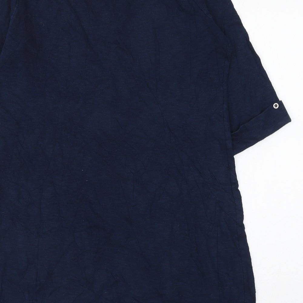 Womens UK Size 14 Marks and Spencer Blue Pullover Jumper