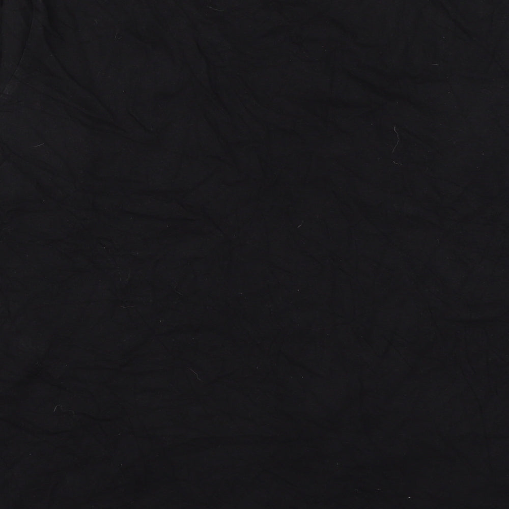 Burton Womens Black Cotton Basic T-Shirt Size M Round Neck