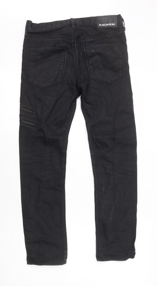 Womens UK Size 10 H&M Regular Fit Skinny Black Jeans