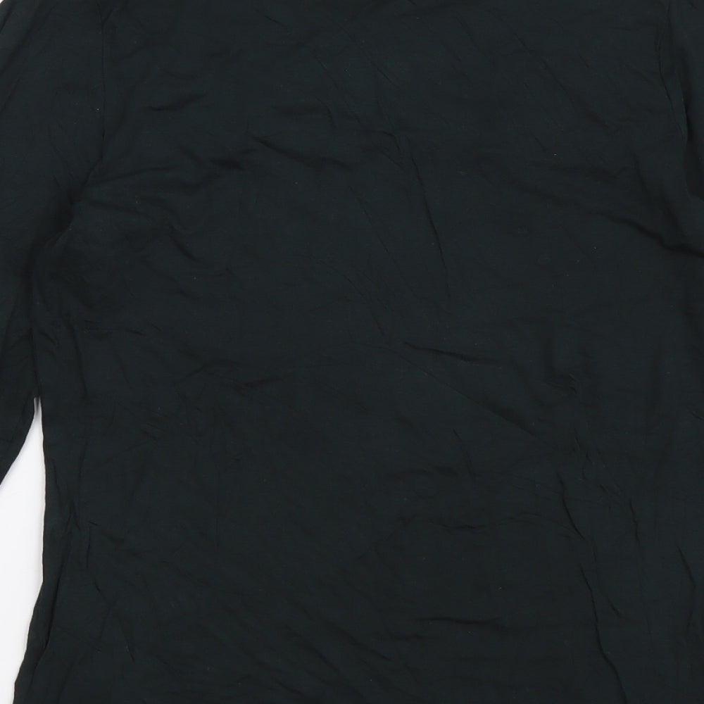 Womens UK Size 8 Marks and Spencer Green Basic Blouse