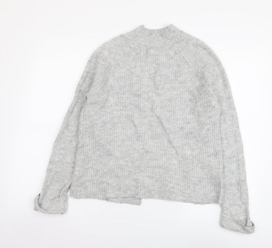 Womens UK Size 10 M&Co Grey Cardigan Jumper